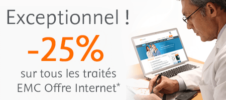 -25% sur tous les traités EMC Offre Internet